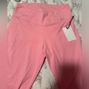 COPY - pink Hollister flare leggings
